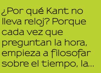 «Kant en el Tiempo: Filosofía en Lugar de Relojes»