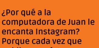 La computadora de Juan y su sueño influencer.