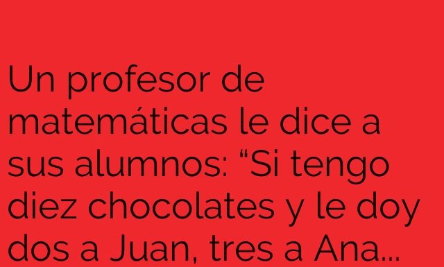 La fórmula de la felicidad chocolatada.