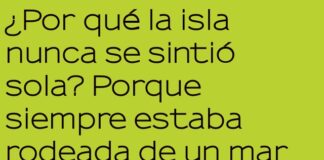 La isla necesita espacio entre olas de amigos.