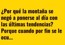 La montaña y su viaje al altamoda-ismo petrificante