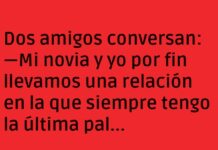 La última palabra en una relación