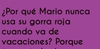 Mario en busca de unas vacaciones sin interrupciones