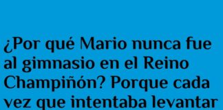 Mario y el gimnasio: preferencia por el cardio de monedas