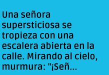 Refuerzos del más allá para la supersticiosa.