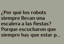 Robots y escaleras: la clave para fiestas energéticas