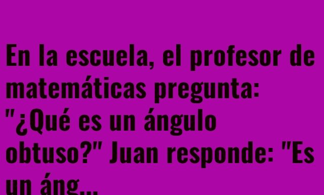 Un ángulo impuntual