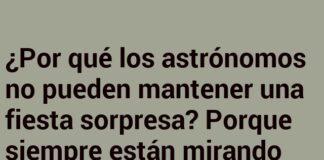 Visión estelar arruina sorpresa astronómica