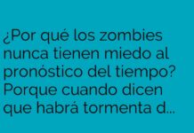 «Zombies y el pronóstico cerebral del tiempo»