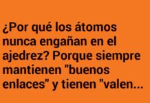 Átomos y ajedrez: el juego de las «valencias» honestas.