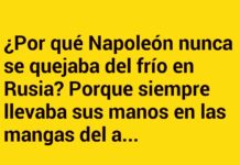 Abraza como Napoleón en Rusia