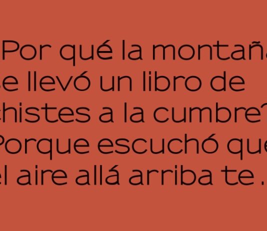 Chistes en las alturas