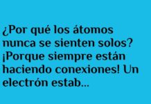 Conexiones atómicas: una carga de humor