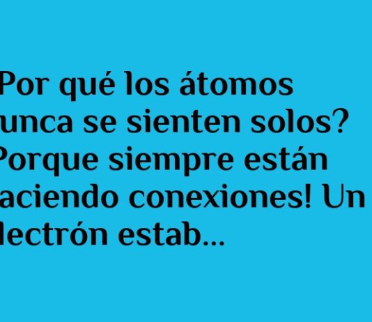 Conexiones atómicas: una carga de humor