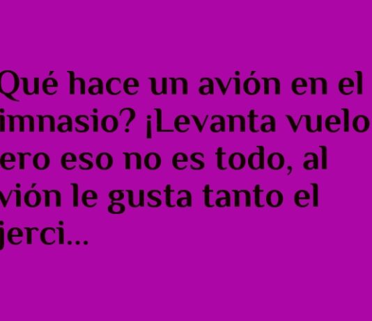 «El avión fisicoculturista»