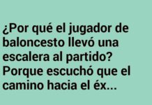 El basquetbolista siempre a la altura.