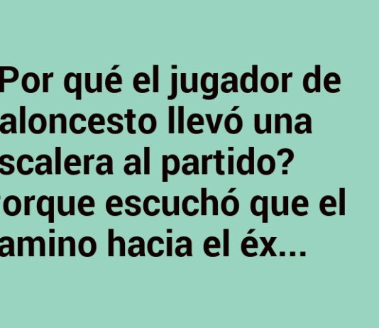 El basquetbolista siempre a la altura.