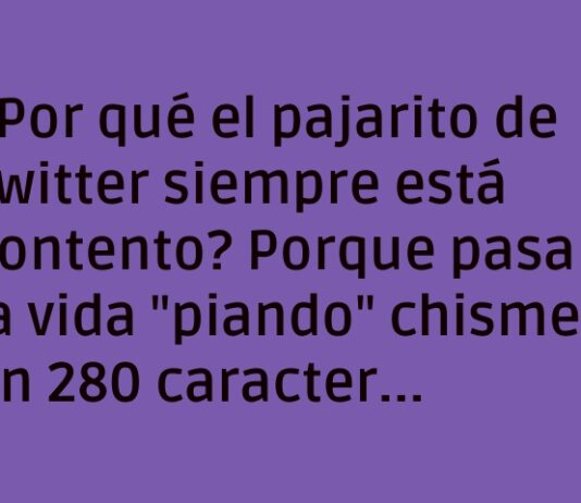 El Pajarito Feliz: Piando sin Consecuencias