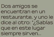 El postre inesperado en el espejo