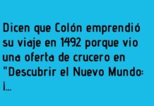 El primer crucero decepcionante de Colón