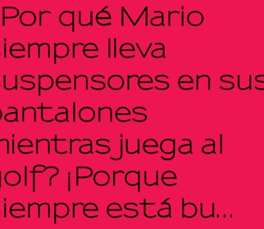 Golf y modas de Mario: el secreto de sus suspensores