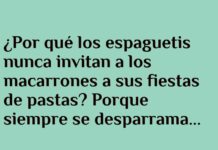 Macarrones fuera de ritmo en la fiesta de espaguetis