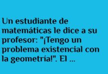 Problema Existencial en Clase de Geometría