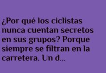 Secretos entre ciclistas: ¡sin frenos!
